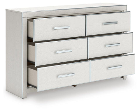 Zuraleus Upholstered Bed, Dresser and Nightstand