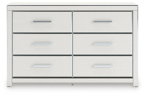 Zuraleus Upholstered Panel Platform Bed and Dresser