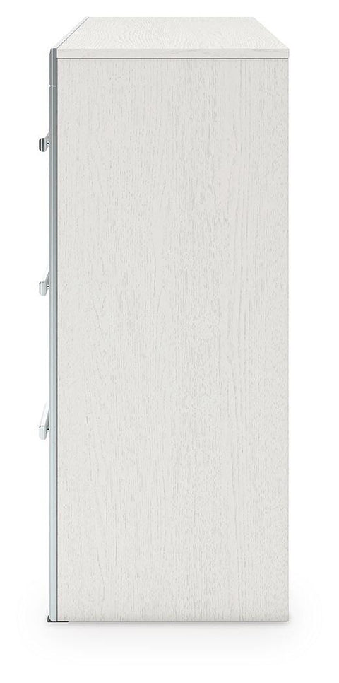 Zuraleus Upholstered Panel Platform Storage Bed, Dresser and Nightstand