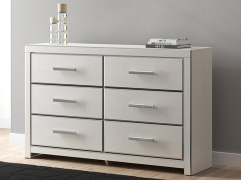 Zuraleus Upholstered Bed, Dresser and Chest