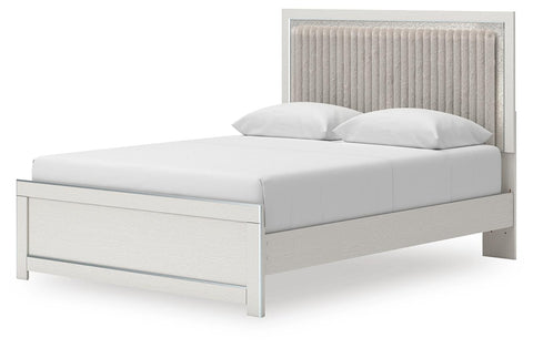 Zuraleus Upholstered Panel Platform Bed