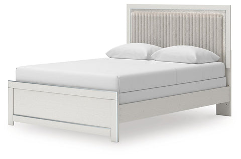 Zuraleus Upholstered Panel Bed and Dresser
