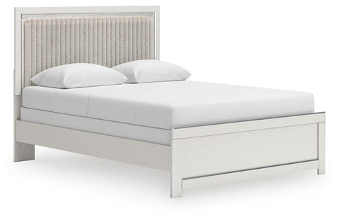 Zuraleus Upholstered Panel Bed and Dresser