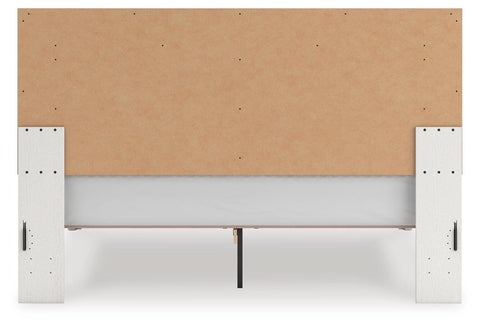 Zuraleus Upholstered Panel Platform Bed, Dresser, Mirror and Nightstand