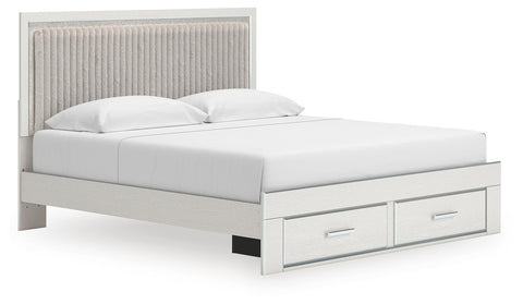 Zuraleus Upholstered Panel Platform Storage Bed