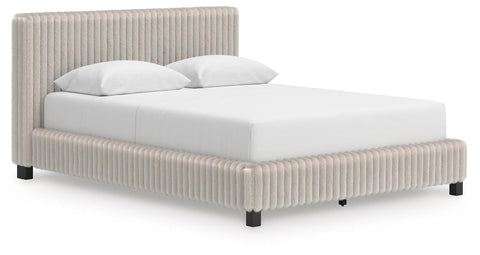 Zuraleus Upholstered Bed and Dresser