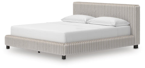 Zuraleus Upholstered Bed and Dresser