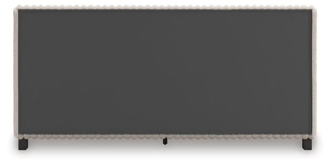 Zuraleus Upholstered Bed, Dresser and Nightstand