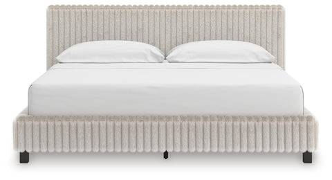 Zuraleus Upholstered Bed and Dresser