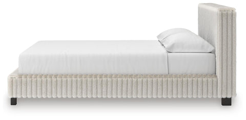 Zuraleus Upholstered Bed, Dresser and Chest