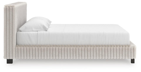 Zuraleus Upholstered Bed, Dresser and Chest