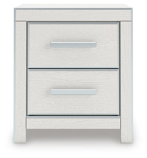Zuraleus Upholstered Bed, Dresser, Mirror and Nightstand