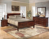 Alisdair Sleigh Bed, Dresser, Mirror, and Nightstand