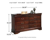 Alisdair Sleigh Bed, Dresser and Chest