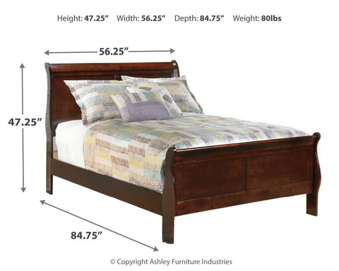 Alisdair Sleigh Bed with Dresser