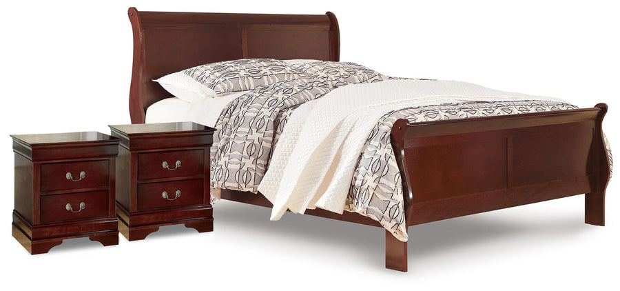 Alisdair Sleigh Bed and 2 Nightstands