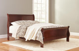 Alisdair Sleigh Bed with Chime 8" Memory Foam Mattress in a Box