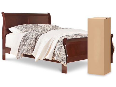 Alisdair Sleigh Bed with Chime 10" Hybrid Mattress in a Box