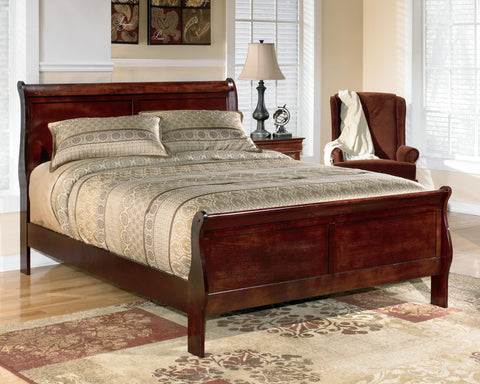 Alisdair Sleigh Bed, Dresser, Mirror, and Nightstand