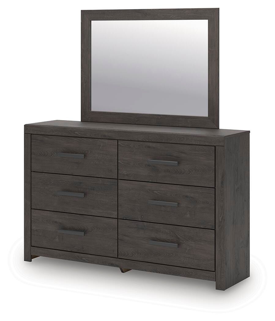 Prendonea Panel Bed, Dresser, Mirror, Chest and Nightstand