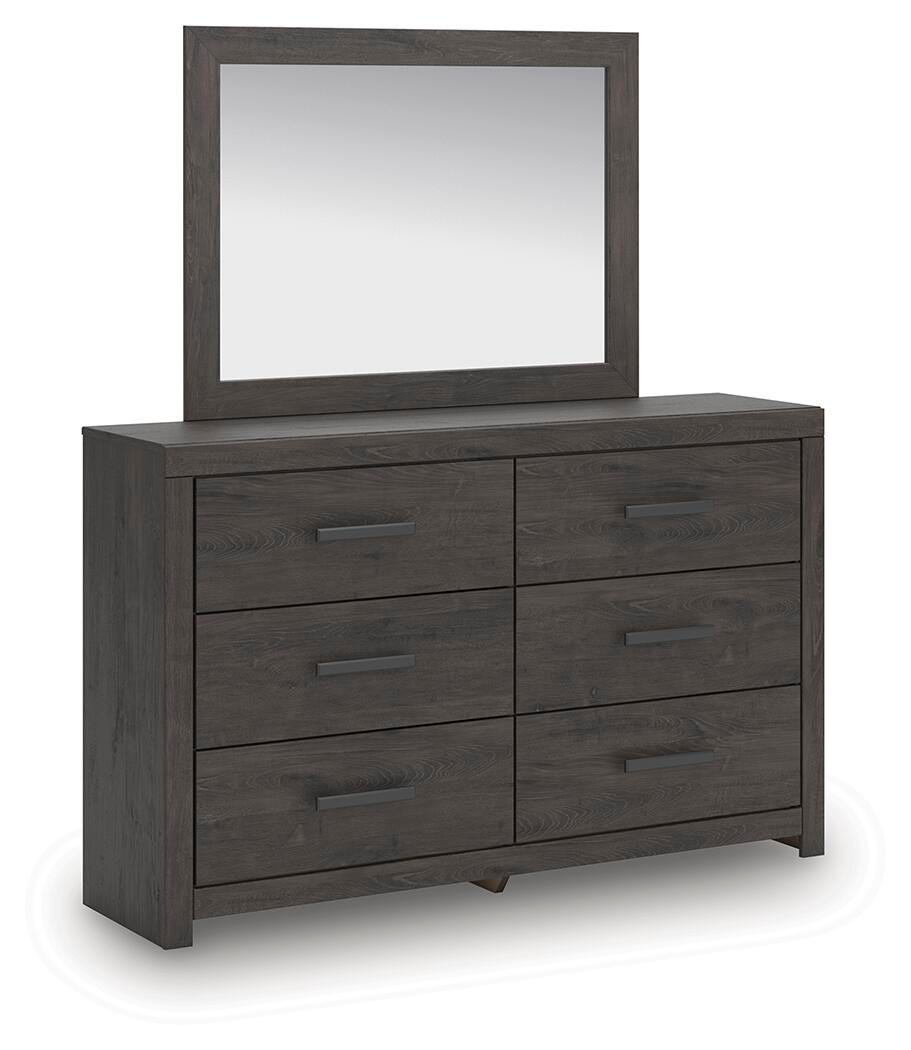Prendonea Panel Bed, Dresser and Mirror