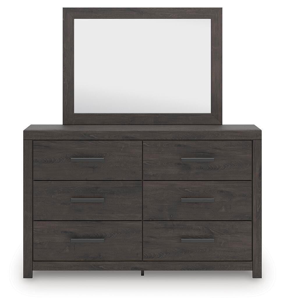 Prendonea Panel Bed, Dresser, Mirror, Chest and Nightstand