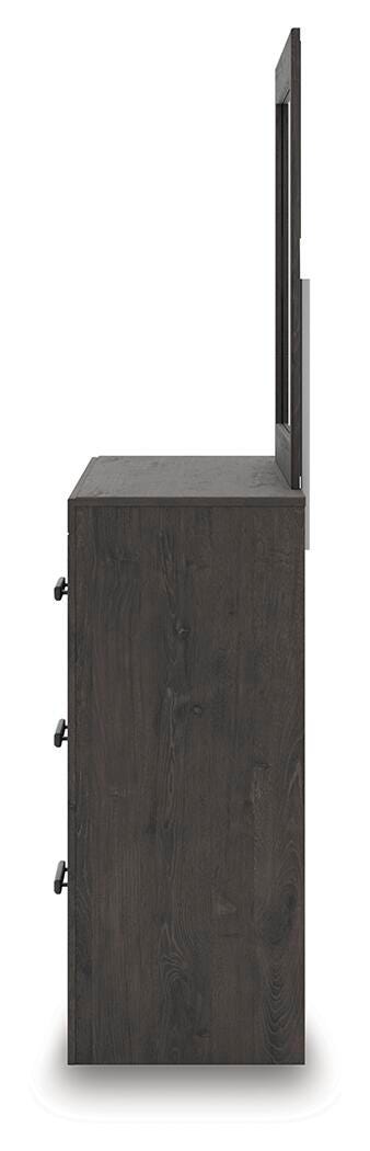 Monterra Panel Bed, Dresser and Mirror