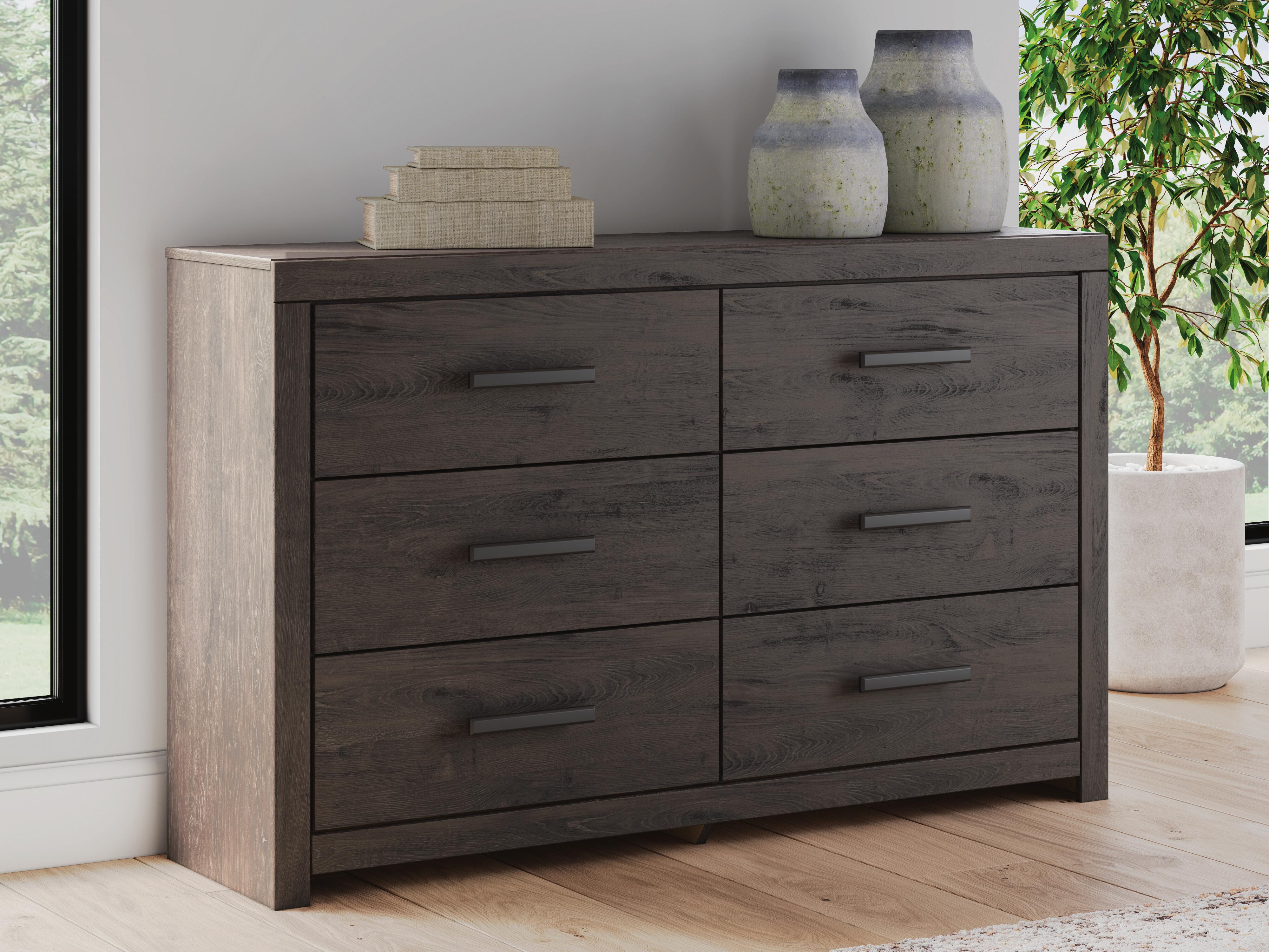 Prendonea Panel Bed, Dresser and 2 Nightstands