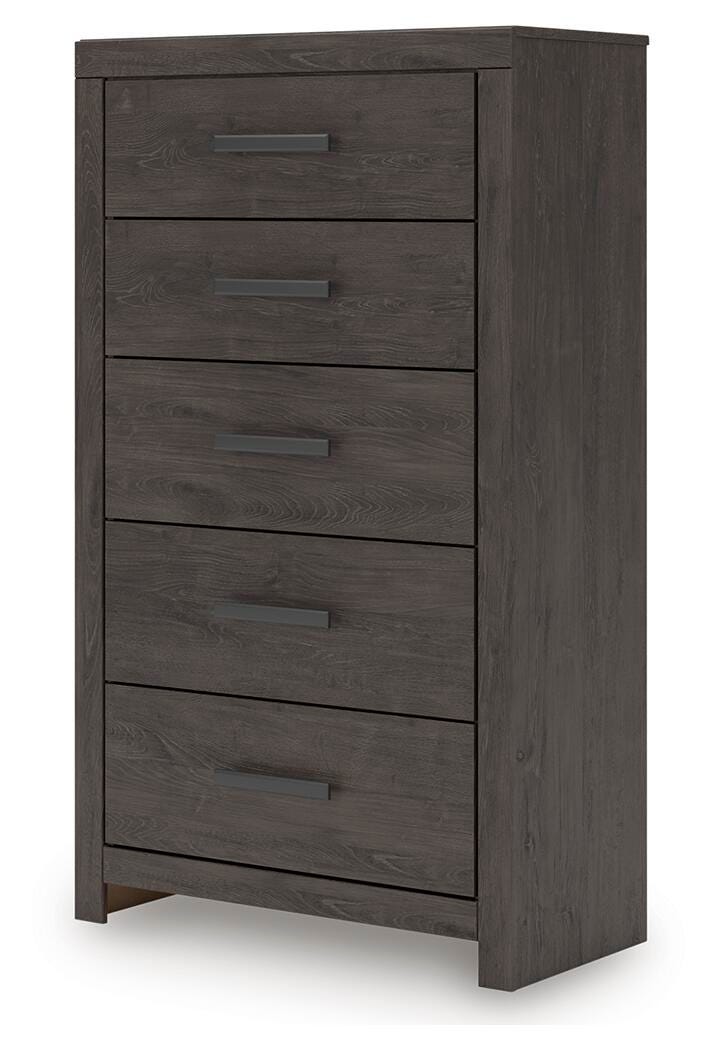Monterra Panel Bed, Dresser, Mirror, Chest and Nightstand
