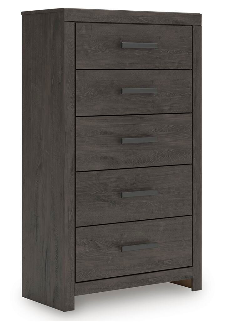 Monterra Panel Bed, Dresser, Mirror, Chest and Nightstand