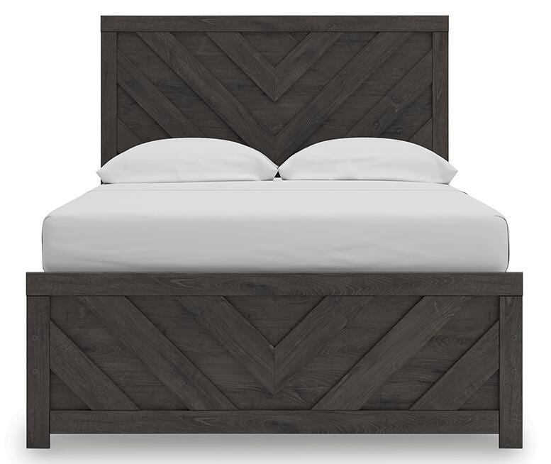 Prendonea Panel Bed, Dresser and Mirror