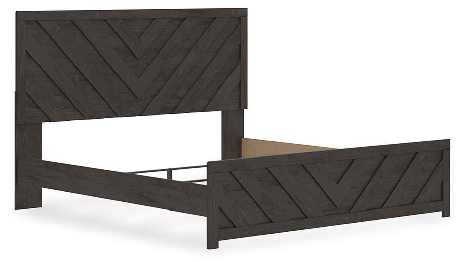 Prendonea Panel Bed, Dresser, Mirror and Nightstand