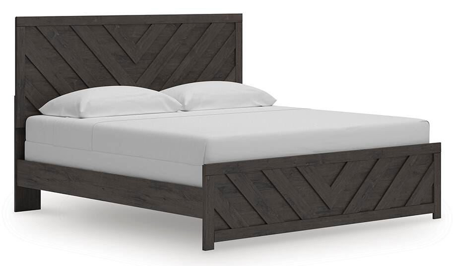 Prendonea Panel Bed, Dresser, Mirror and Nightstand