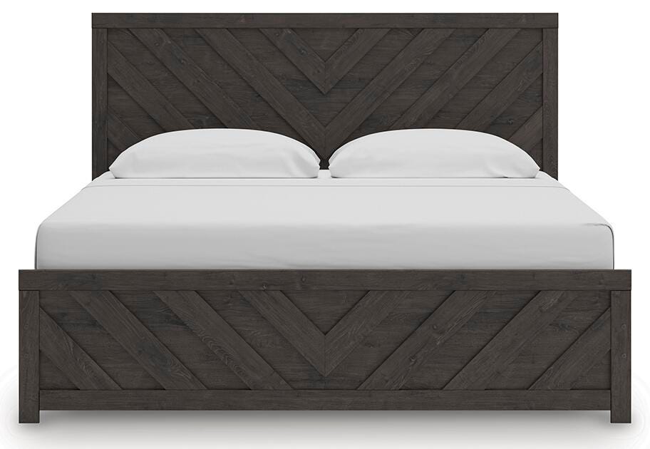 Prendonea Panel Bed, Dresser, Mirror and Nightstand