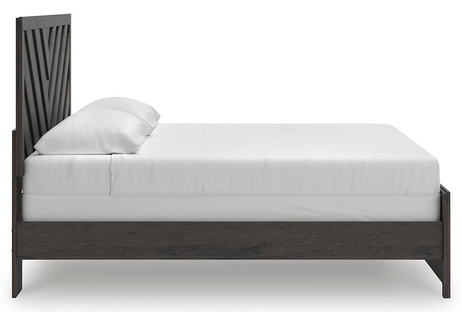 Prendonea Panel Bed, Dresser, Mirror and Nightstand