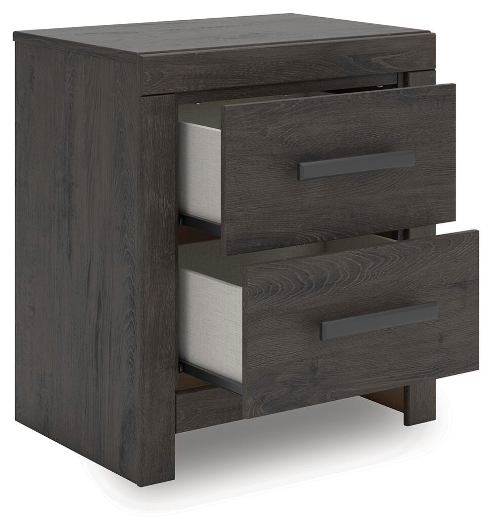 Prendonea Panel Bed, Dresser, Mirror and Nightstand