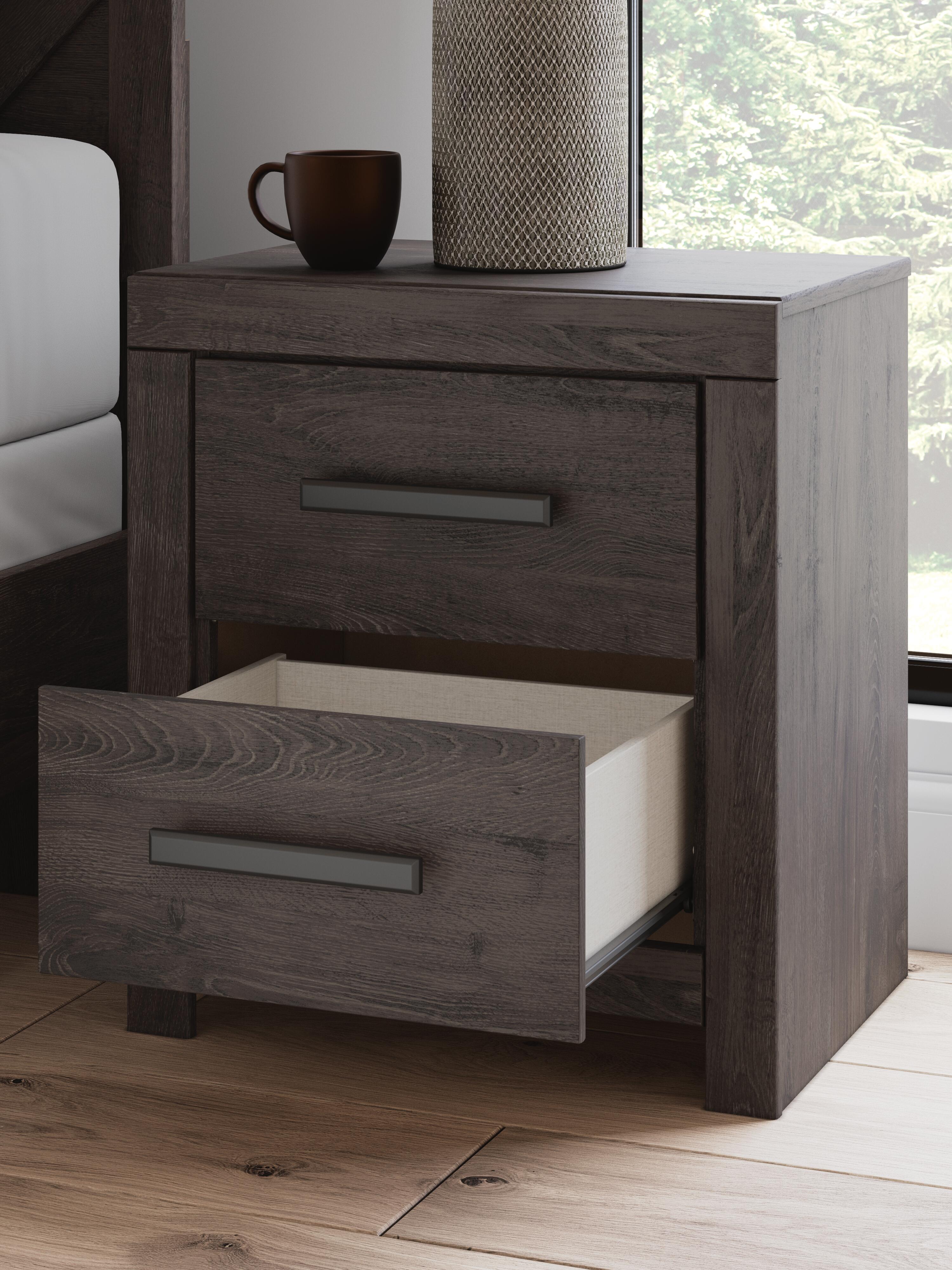 Prendonea Panel Bed, Dresser, Mirror and Nightstand