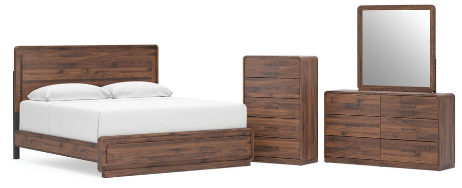 Fortlorn Panel Bed, Dresser, Mirror and Chest