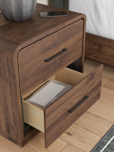 Fortlorn Panel Bed, Dresser and Nightstand
