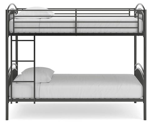 Lanceburg Twin over Twin Bunk Bed with Ladder