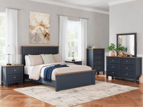Landocken Panel Bed and Dresser