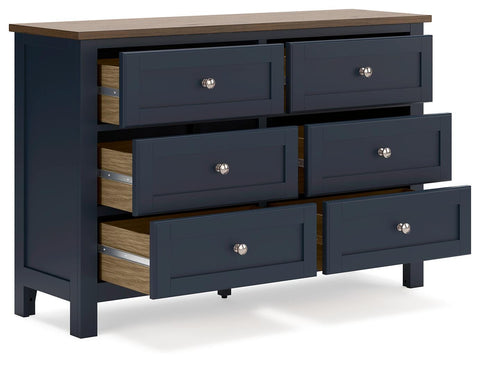 Landocken Panel Bed and Dresser