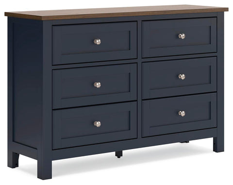 Landocken Panel Bed and Dresser