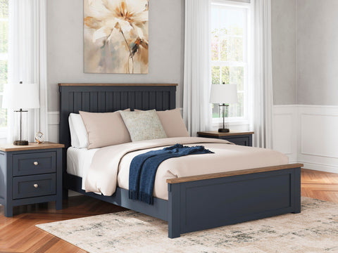 Landocken Panel Bed and Dresser
