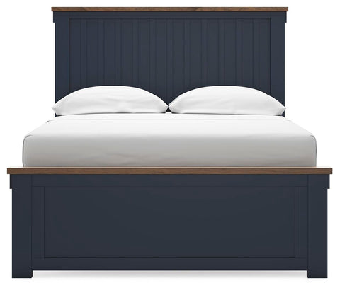 Landocken Panel Bed and Dresser