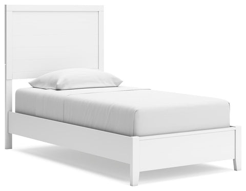 Binterglen Panel Bed and Nightstand