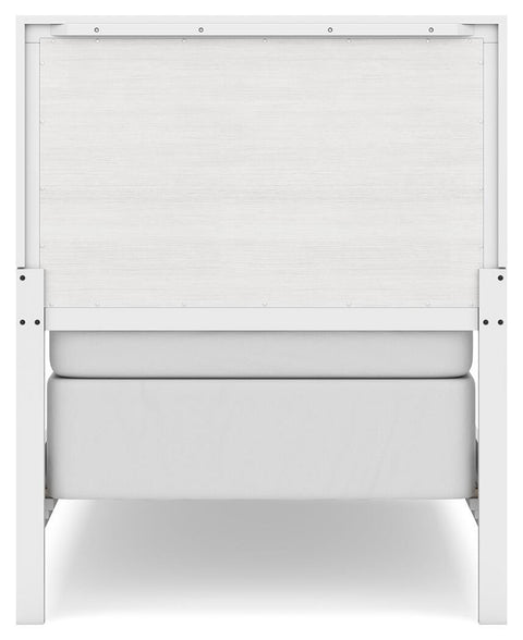 Binterglen Panel Bed and Nightstand