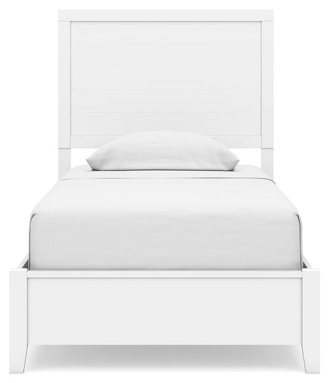 Binterglen Panel Bed and Nightstand