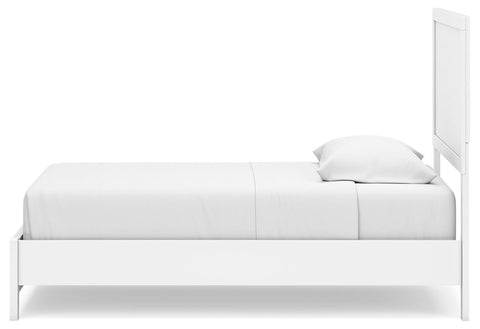 Binterglen Panel Bed and Nightstand