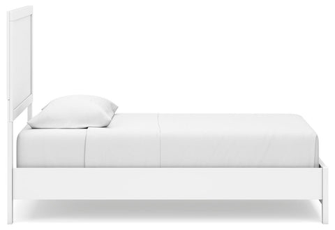 Binterglen Panel Bed and Nightstand